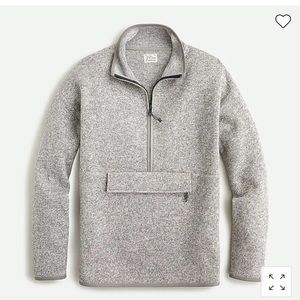 J Crew Polartec® sherpa fleece pocket pullover